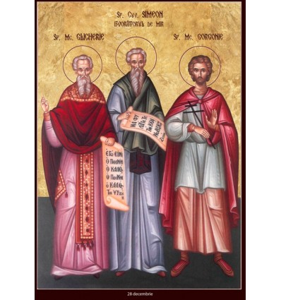 Sfintii Mucenici Glicherie si Gorgonie, Sfantul Cuvios Simeon