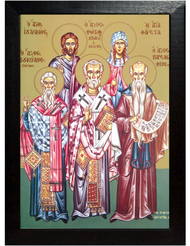 Sinaxar Athos: Sfantul Ierarh Fotie, Sf Mc Iulian,Sf Ier Vucol, Sf Mc Fausta, Sf Cuv Varsanufie