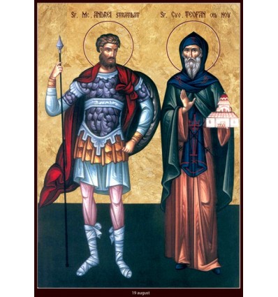Sfantul Mucenic Andrei Stratilat, Sfantul Cuvios Teofan cel Nou