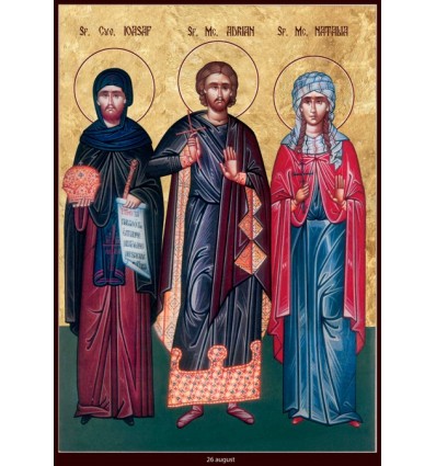 Sfintii Mucenici Adrian si Natalia, Sfantul Cuvios Ioasap