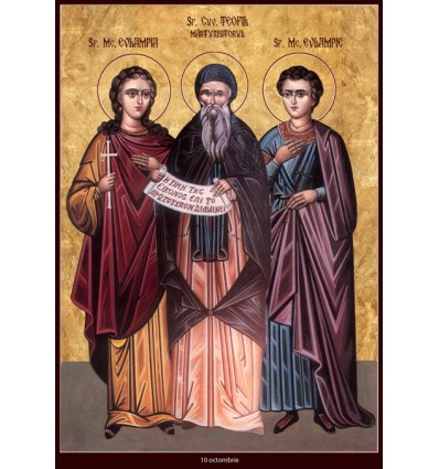 Sfantul Teofil Marturisitorul, Sfintii Mucenici Evlampie si Evlampia