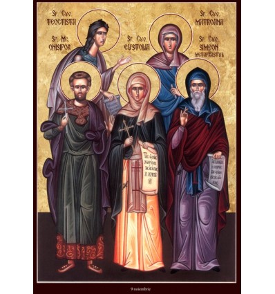 Sfintii Onisifor, Eustolia, Matroana, Teoctista, Simeon Metrafast