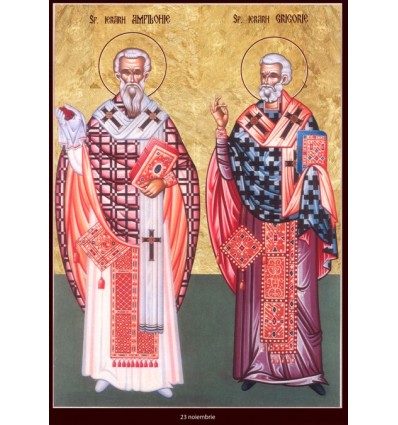 Sfintii Ierarhi Amfilohie si Grigorie
